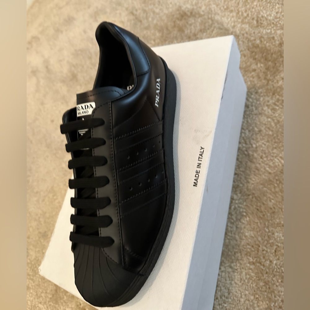 Prada x Superstar Adidas- Core Black - Picture 5 of 5